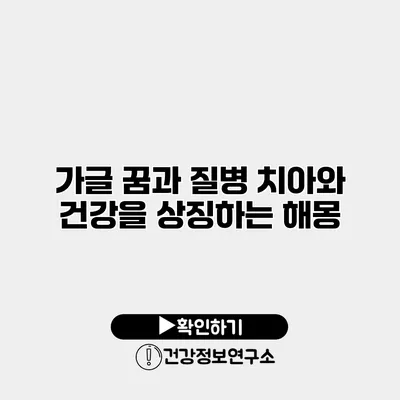 가글 꿈과 질병 치아와 건강을 상징하는 해몽