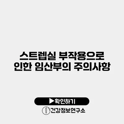 스트렙실 부작용으로 인한 임산부의 주의사항